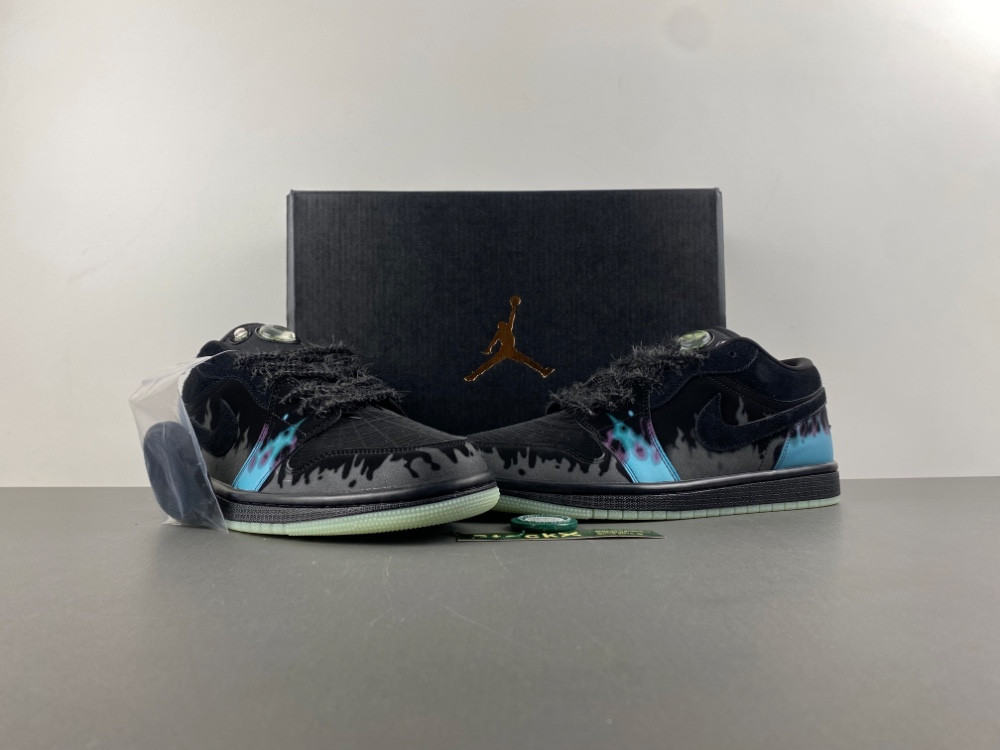 Air Jordan 1 Low Fortune Fly Halloween HQ3442-001
