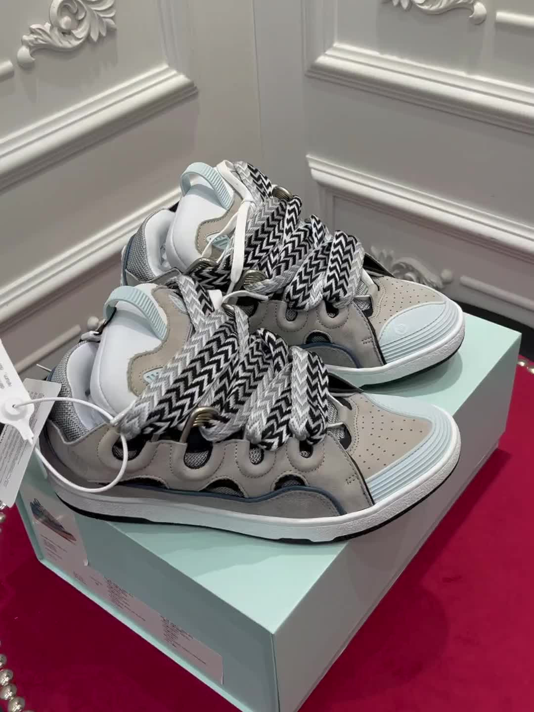 lanvin curb sneaker
