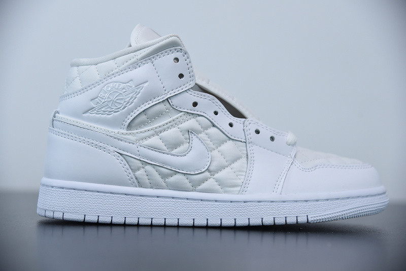 air jordan 1 mid se ''white quilted'' db6078-100