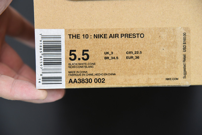 nike air presto "of" 