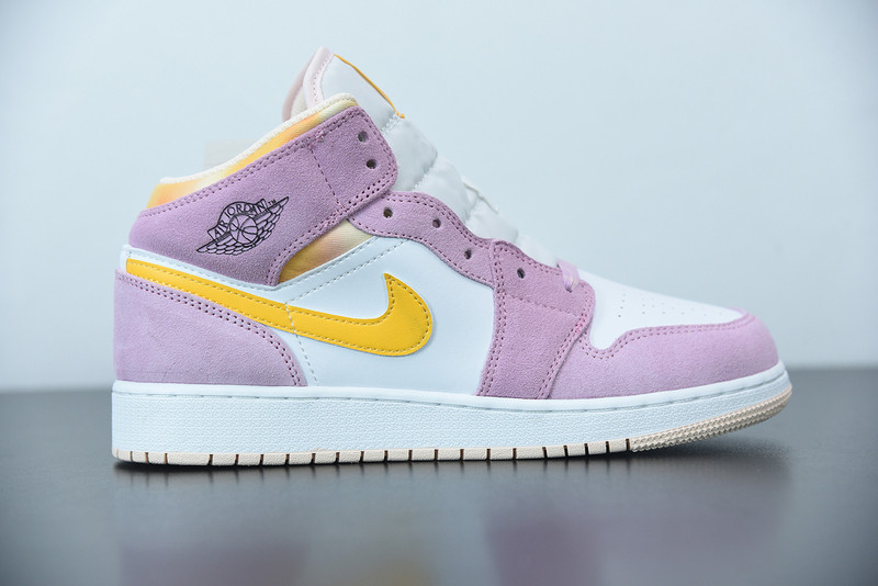 air jordan 1 mid se gs ''arctic pink'' dc9517-600