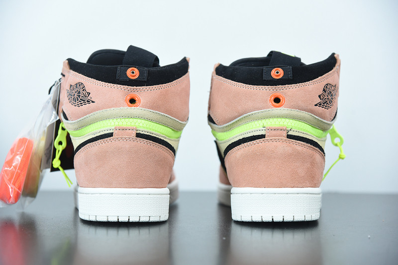 air jordan 1 high switch peach cw6576-800