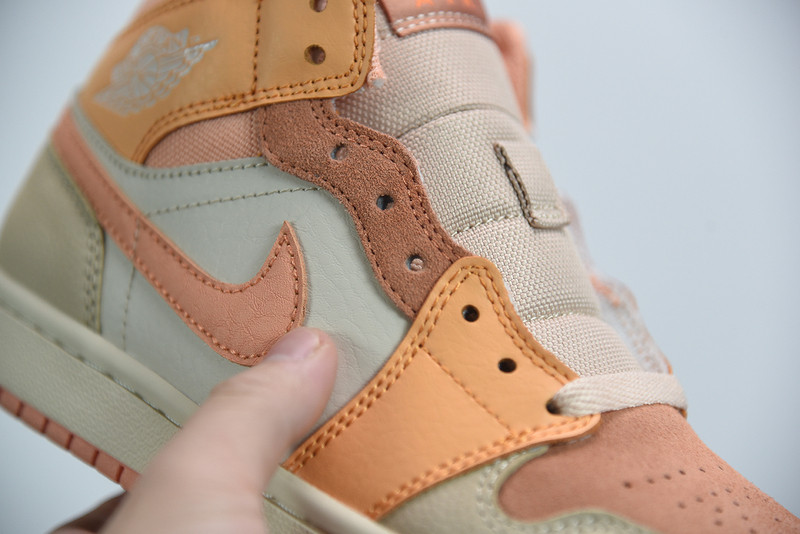 air jordan 1 mid apricot orange dh4270-800