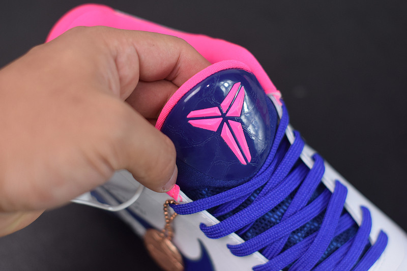 nike zoom kobe 5 protro white pink blue cd4991-600