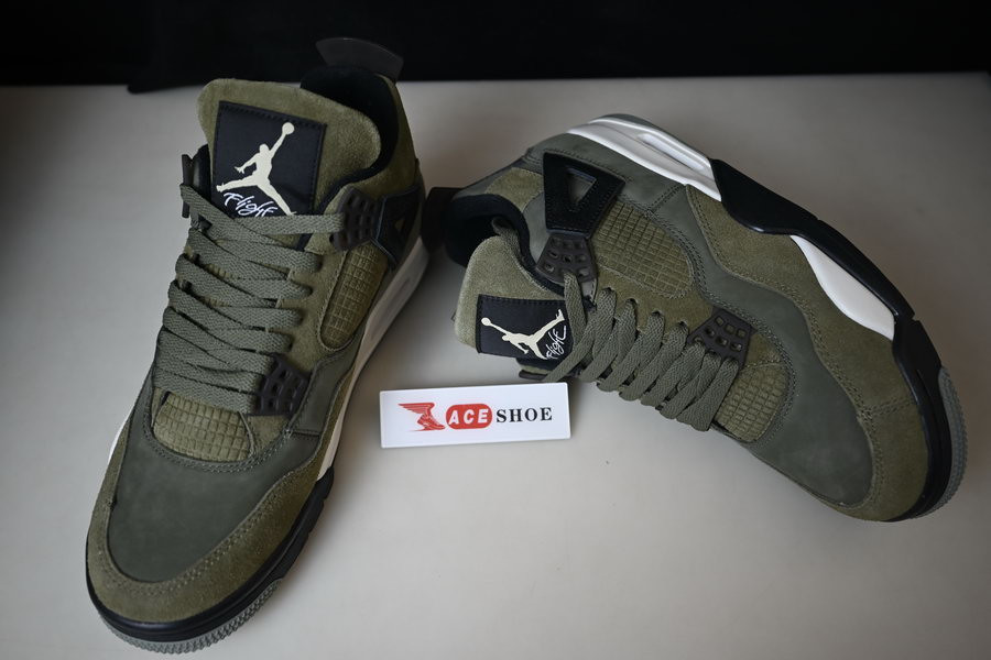 air jordan 4 craft "medium olive" fb9927-200