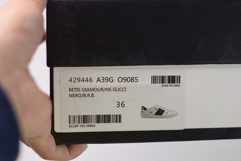 g*u*i ace embroidered low-top sneaker