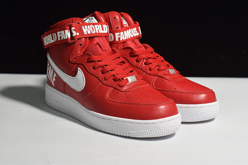 nike air force 1 high S*p*e sp "S*p*e" red 698696-610