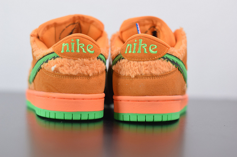 grateful dead x nike sb dunk low “orange bear” cj5378-800
