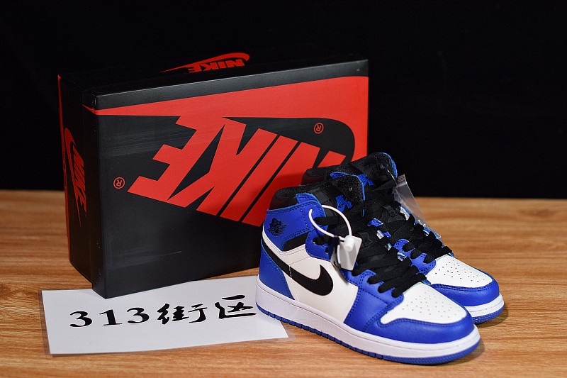 air jordan 1 retro high og bg (gs) "game royal" 575441-403