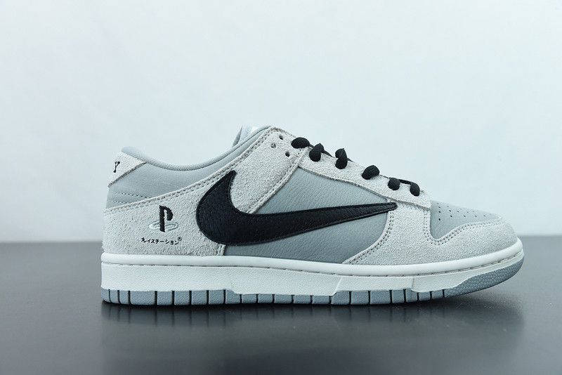 travis scott x nike dunk low sp white grey black cu1726-900