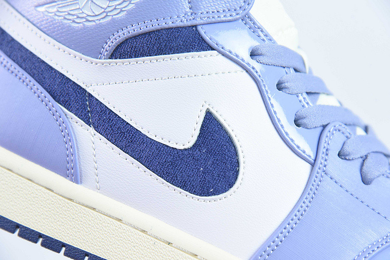 air jordan 1 mid "purple/sail" dz3745-500