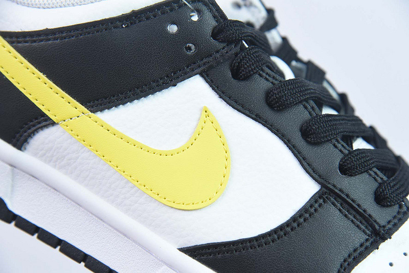 nike dunk low black yellow white fq2431-001