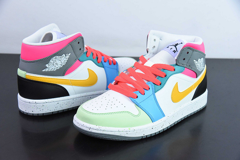 air jordan 1 mid gs multi-color fn1190-100