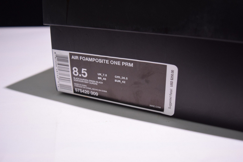 nike air foamposite one "abalone" 575420-009