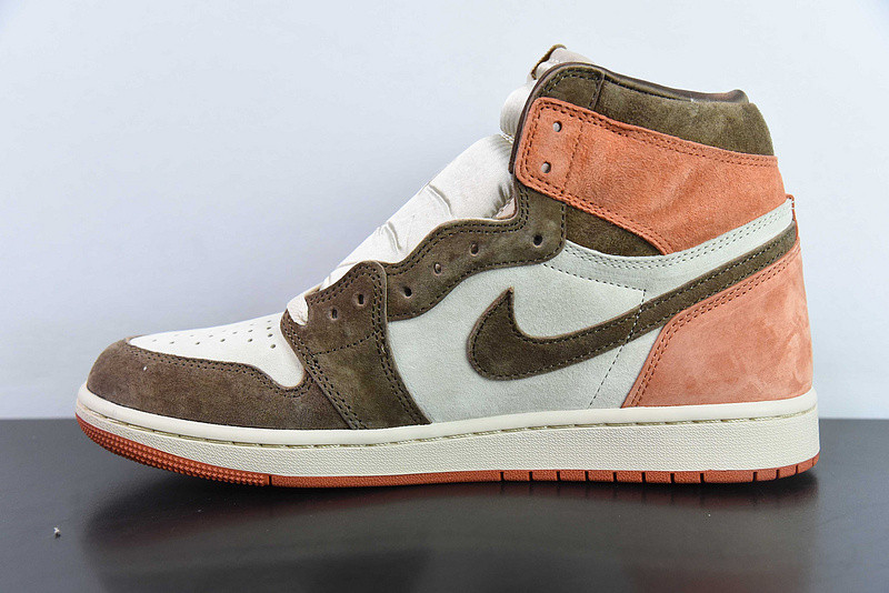 air jordan 1 retro high og wmns "dusted clay" fq2941-200