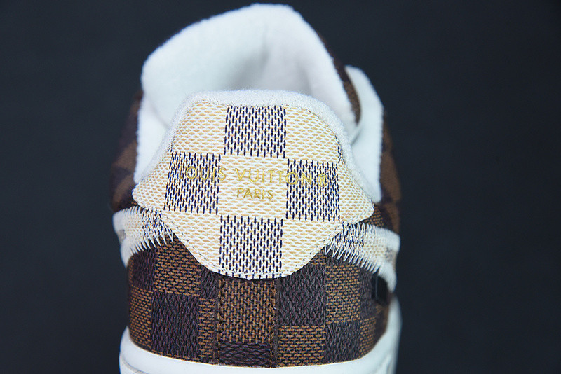 lvt x air force 1‘07 low "damier azur/brown/monogram