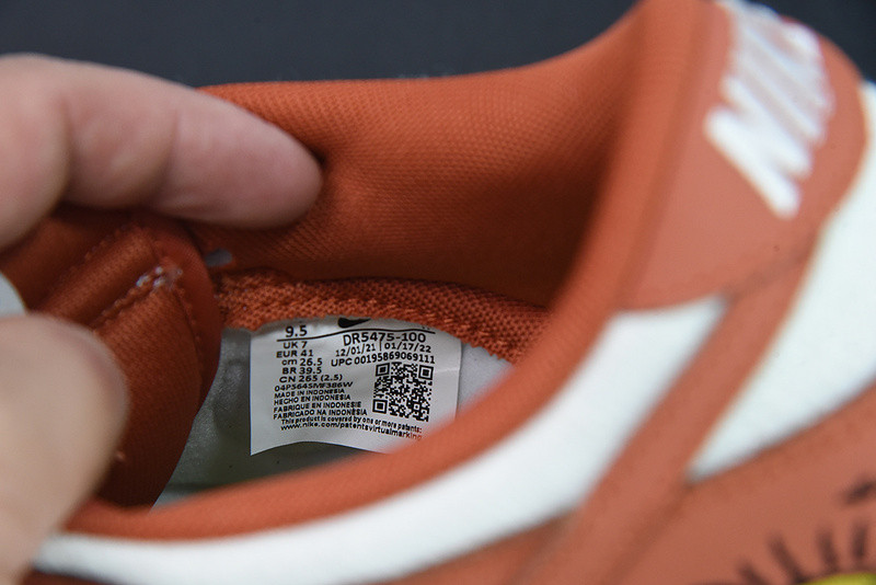 nike dunk low retro sun club burn sunrise dr5475-100