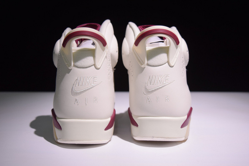 air jordan 6 retro "maroon" 384664-116