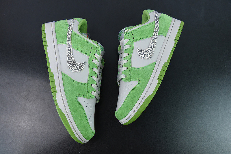 nike dunk low safari swh “chlorophyll” dr0156-300