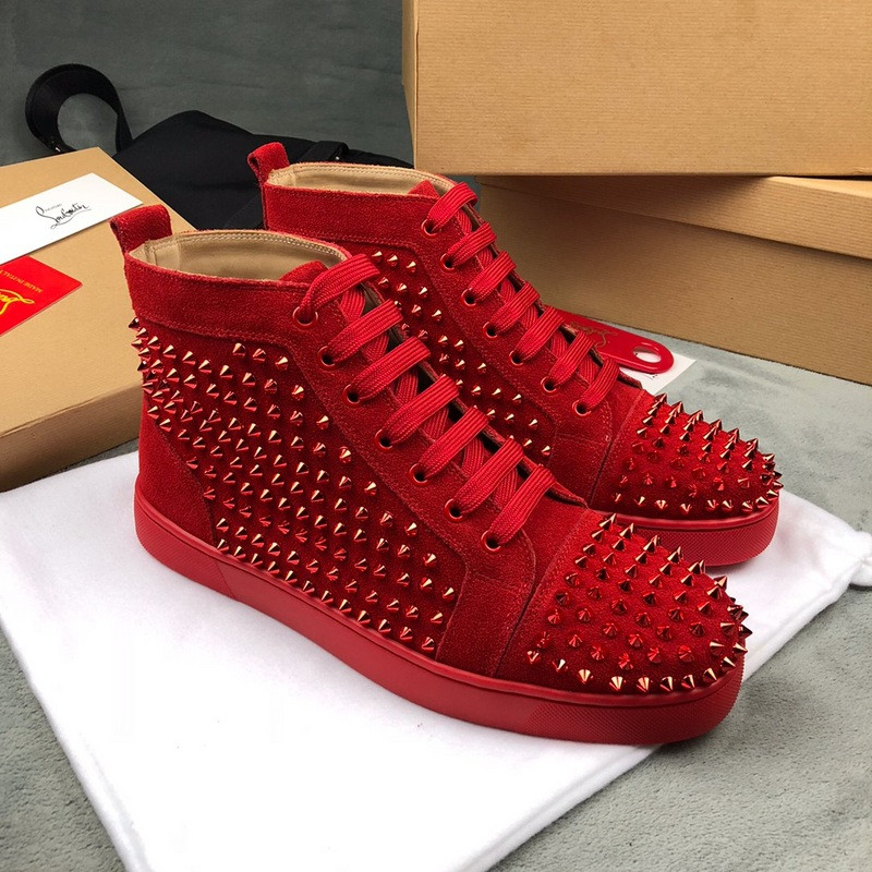 chian louin high top sneaker