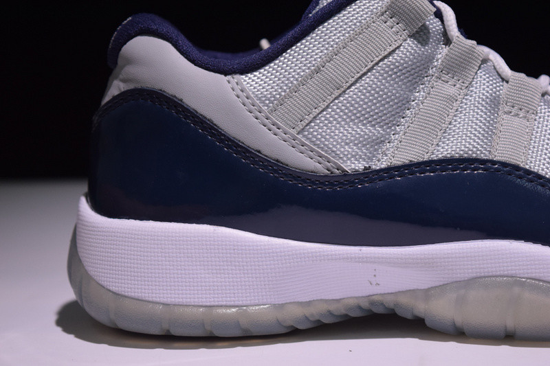 air jordan 11 retro low bg (gs) "georgetown" 528896-007