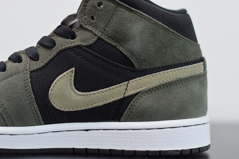 air jordan 1 mid in military bq6472-030