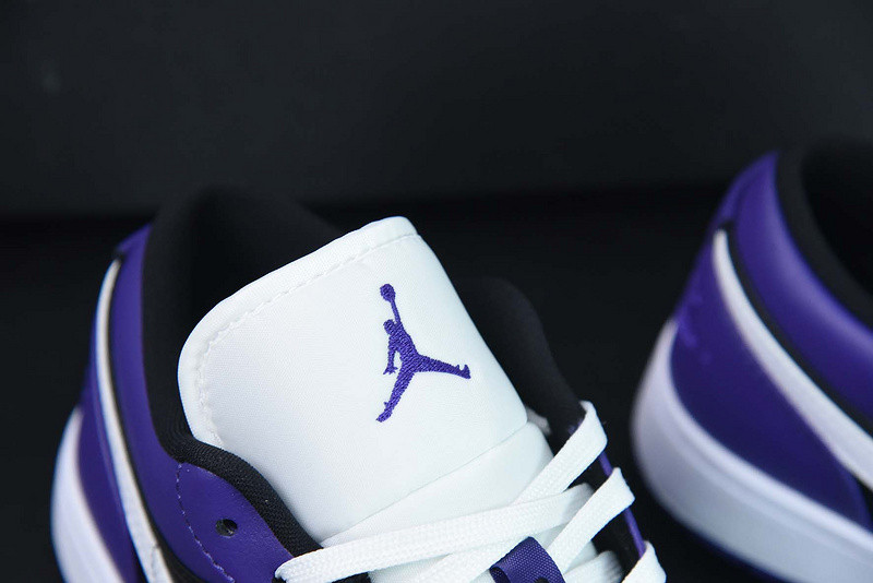 air jordan 1 low court purple black 553558-501