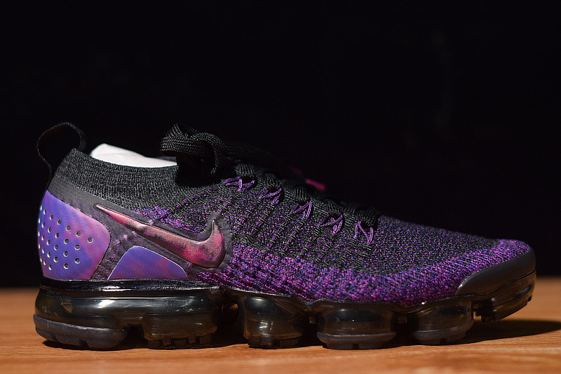 nike air vapormax flyknit 2.0 black purple 942843-013