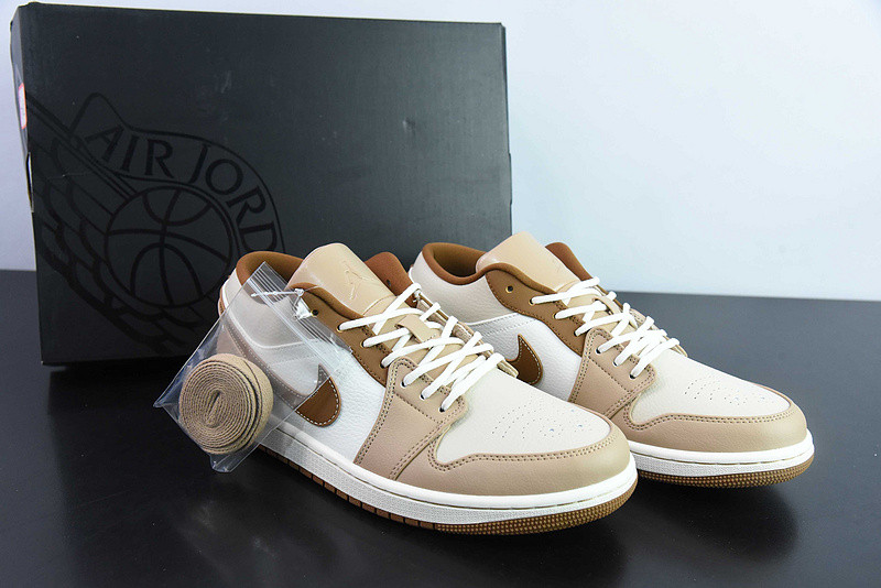 air jordan 1 low premium "tan/brown" hf5753-221