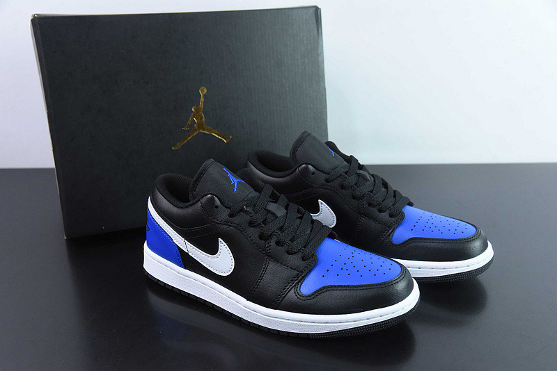 Air Jordan 1 Low Black Royal Toe 553558-042