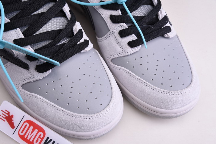 nike sb dunk low pro grey black