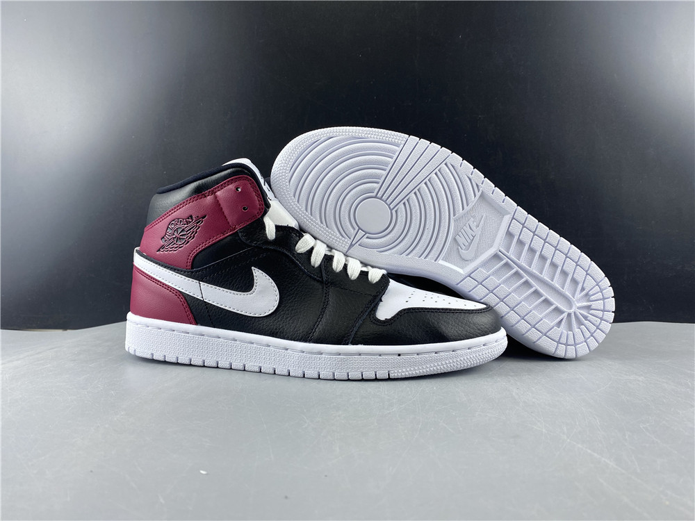 air jordan 1 mid “noble red” bq6472-016